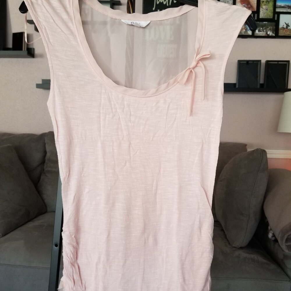 Candie's Pale Pink Top w/ Bow